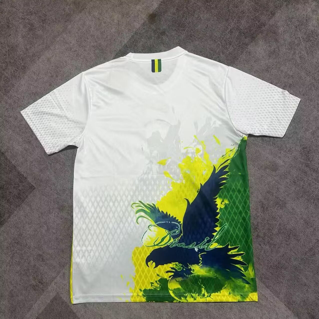 Maillot de foot Brésil perroquet vert concept