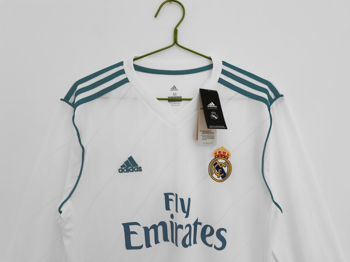 Real Madrid 2017/18 Domicile à manches longues
