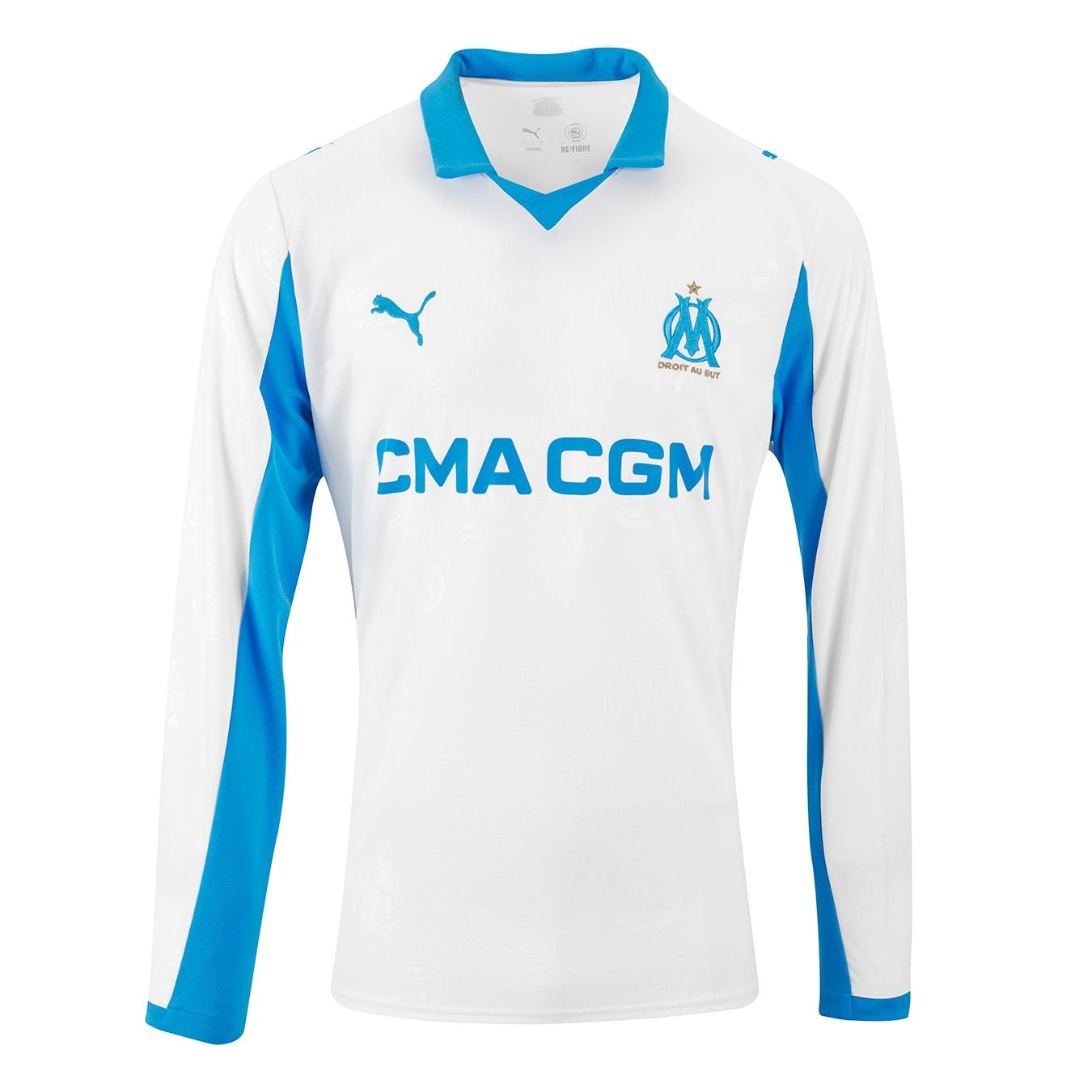 Maillot Manches Longues OM Domicile 25/26 Homme
